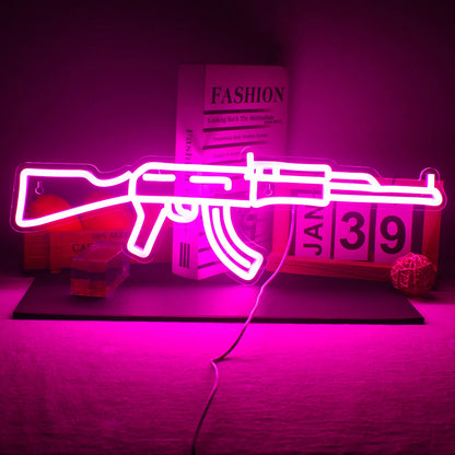 AK47 Neon Sign