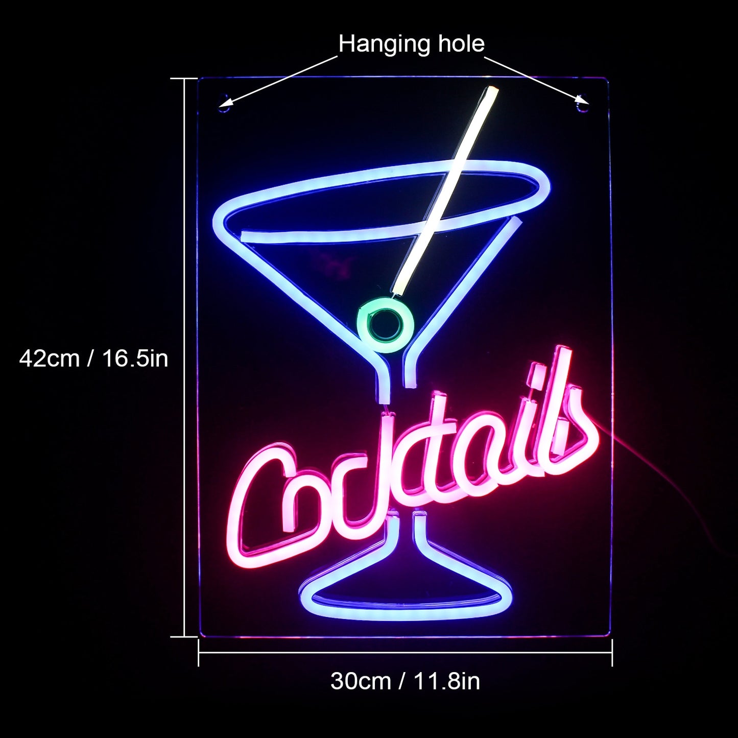 Cocktail Neon LED Sign